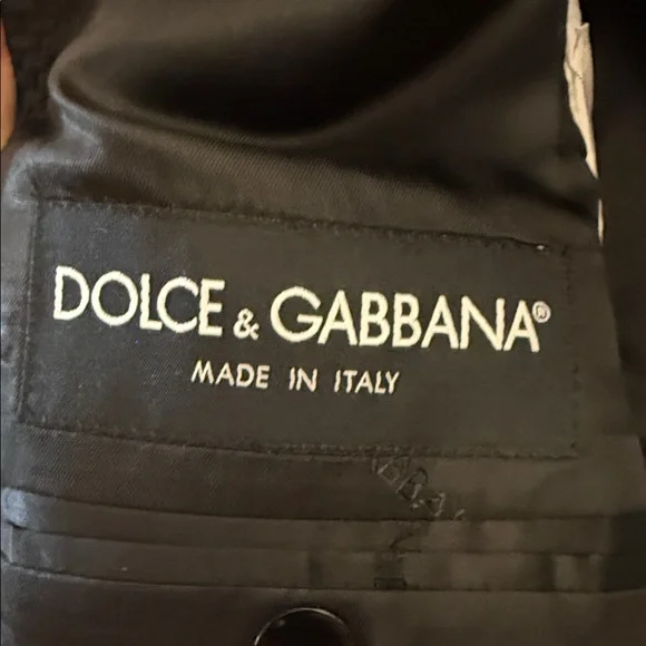 Dolce & Gabbana Textured Black Blazer